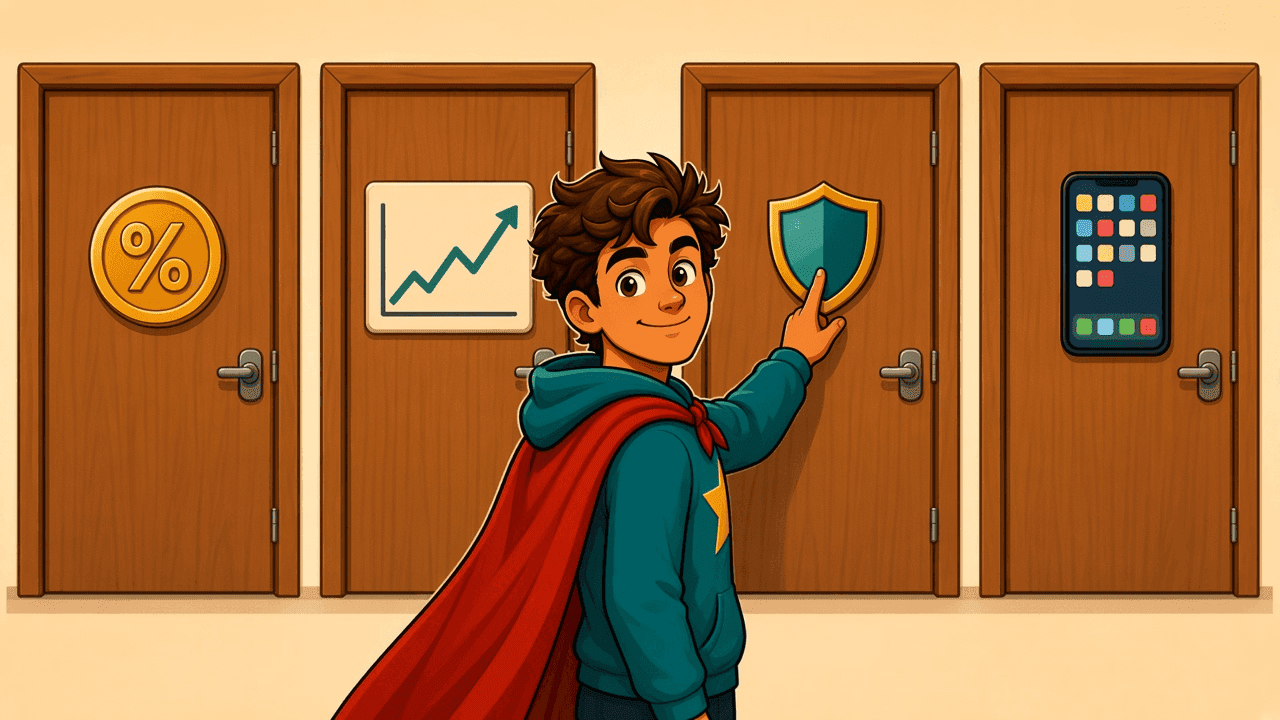 Four calm Super-fund lenses (fees, long-run performance, insurance, convenience) pick one and move on.